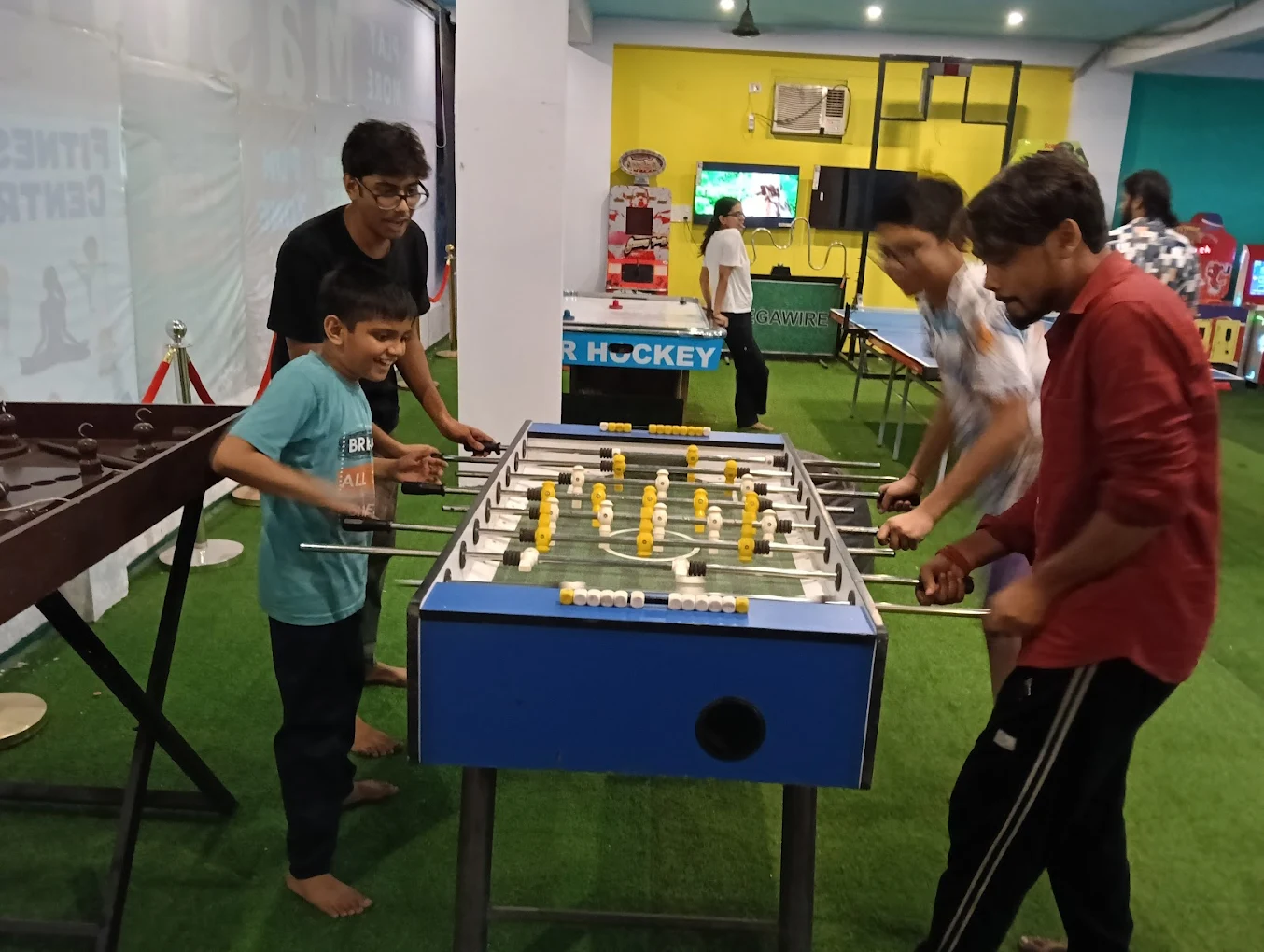 Kids enjoying event games